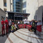 مانور تخلیه اضطراری و اطفاءحریق